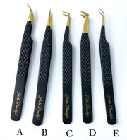 Black and Gold “Grip“ Tweezer