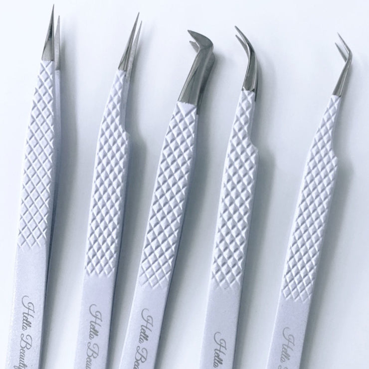 White and Silver "Grip" Tweezer