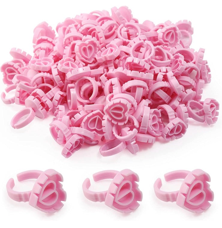 Flower Cup Glue Rings